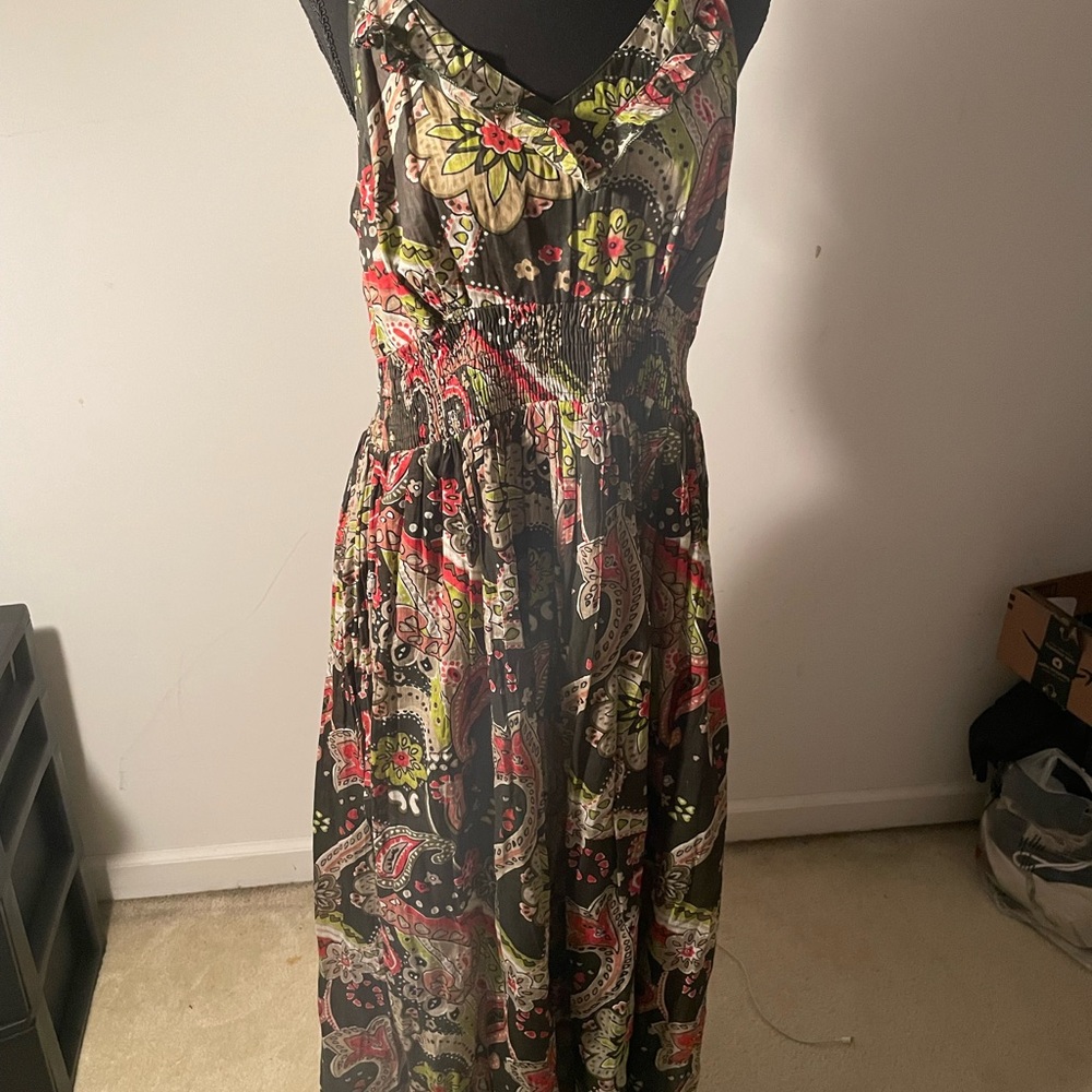 New Adjustable Strap Long Dress